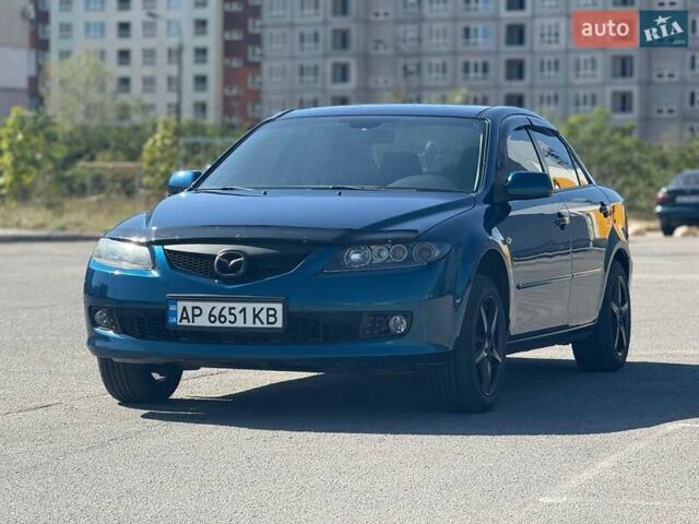 Синий Мазда 6, объемом двигателя 1.8 л и пробегом 300 тыс. км за 2799 $, фото 1 на Automoto.ua