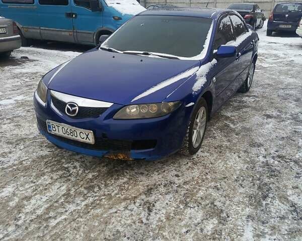 Синій Мазда 6, об'ємом двигуна 2 л та пробігом 300 тис. км за 3500 $, фото 1 на Automoto.ua