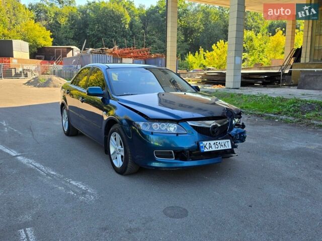 Синий Мазда 6, объемом двигателя 2 л и пробегом 200 тыс. км за 2400 $, фото 1 на Automoto.ua