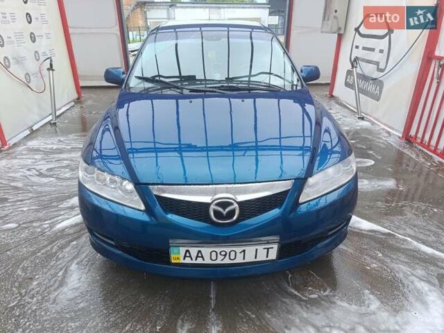 Синий Мазда 6, объемом двигателя 1.8 л и пробегом 398 тыс. км за 4300 $, фото 1 на Automoto.ua