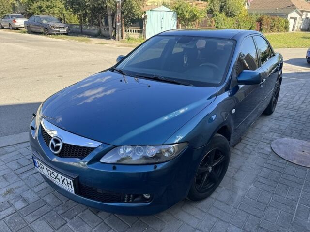 Синий Мазда 6, объемом двигателя 1.8 л и пробегом 230 тыс. км за 3414 $, фото 1 на Automoto.ua