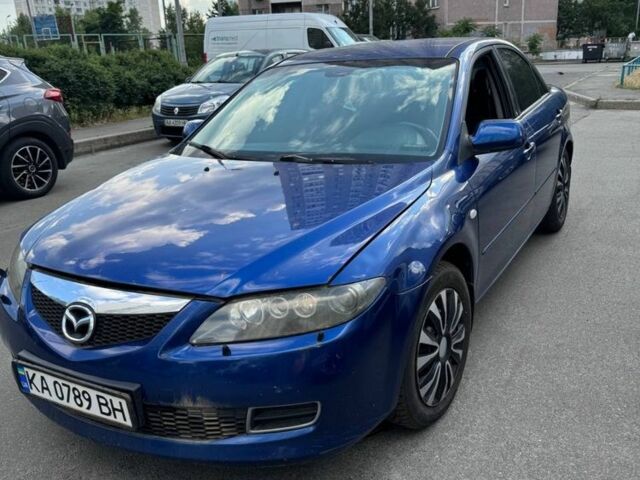Синий Мазда 6, объемом двигателя 2 л и пробегом 303 тыс. км за 2800 $, фото 1 на Automoto.ua