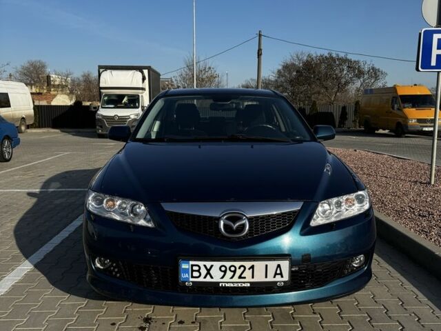 Синий Мазда 6, объемом двигателя 2 л и пробегом 193 тыс. км за 5200 $, фото 1 на Automoto.ua