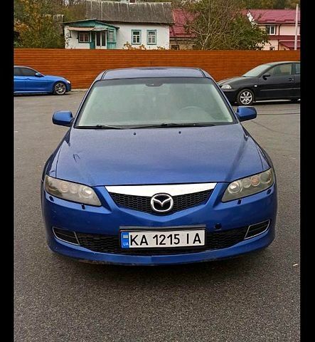 Синій Мазда 6, об'ємом двигуна 2 л та пробігом 126 тис. км за 3100 $, фото 1 на Automoto.ua