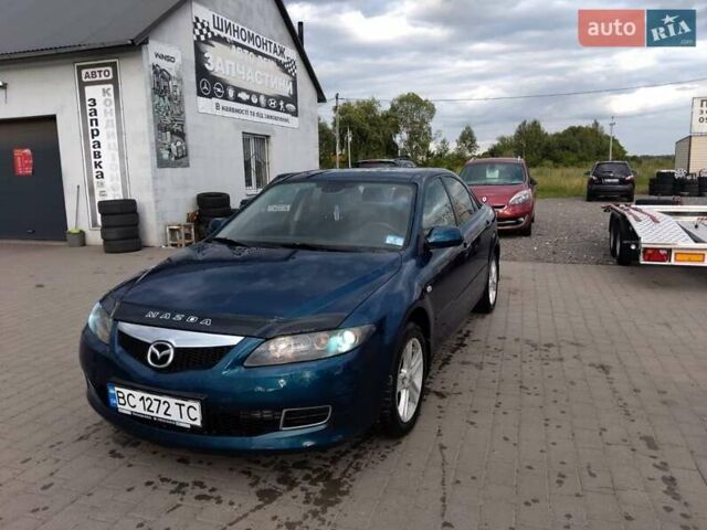 Синий Мазда 6, объемом двигателя 1.8 л и пробегом 315 тыс. км за 5350 $, фото 1 на Automoto.ua