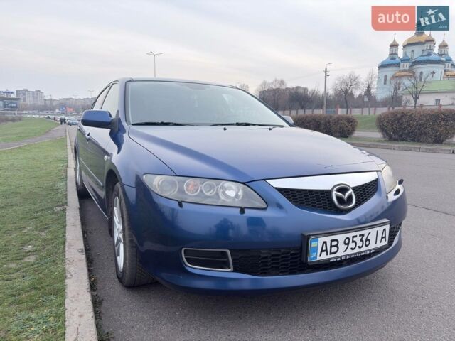 Синий Мазда 6, объемом двигателя 2 л и пробегом 281 тыс. км за 5000 $, фото 1 на Automoto.ua