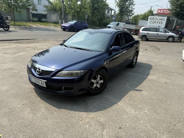 Синій Мазда 6, об'ємом двигуна 2 л та пробігом 348 тис. км за 3200 $, фото 1 на Automoto.ua
