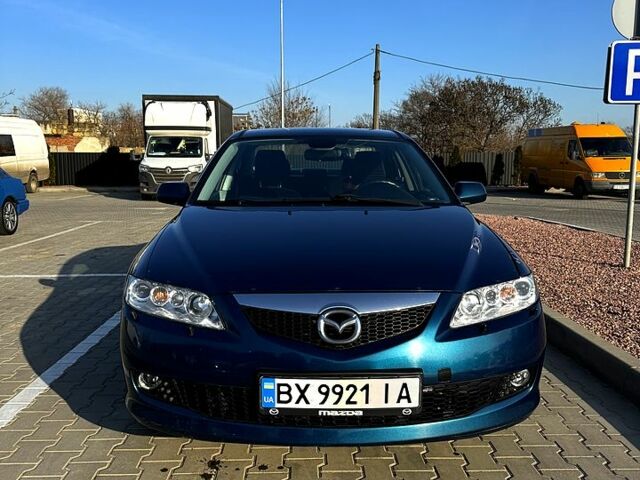 Синий Мазда 6, объемом двигателя 2 л и пробегом 192 тыс. км за 5200 $, фото 1 на Automoto.ua