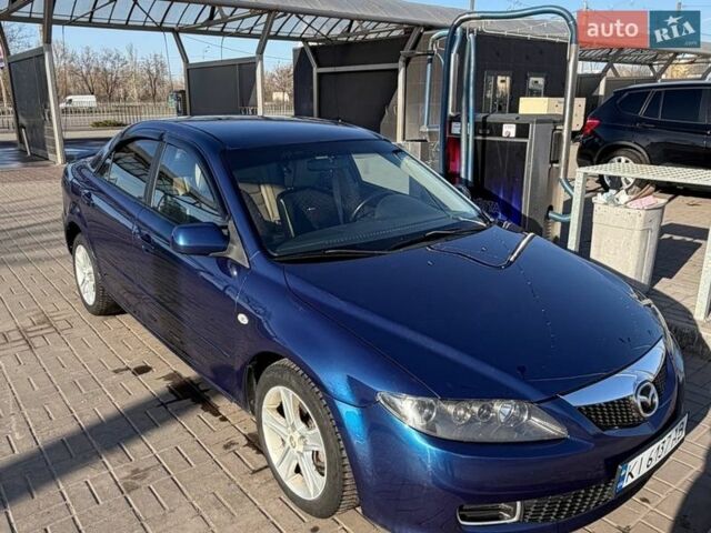 Синий Мазда 6, объемом двигателя 2 л и пробегом 230 тыс. км за 5200 $, фото 1 на Automoto.ua