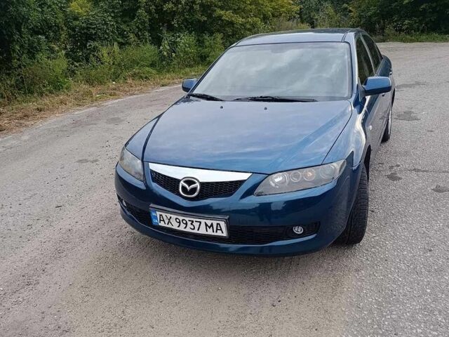 Синий Мазда 6, объемом двигателя 2 л и пробегом 261 тыс. км за 5100 $, фото 1 на Automoto.ua