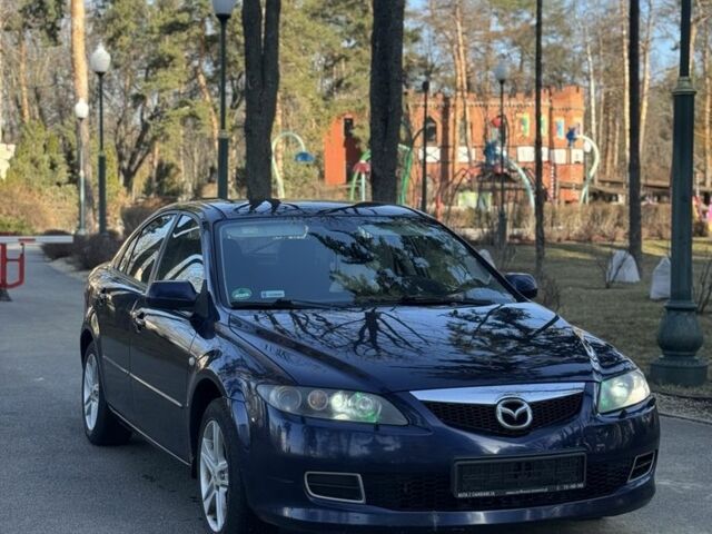 Синий Мазда 6, объемом двигателя 2 л и пробегом 200 тыс. км за 2350 $, фото 1 на Automoto.ua
