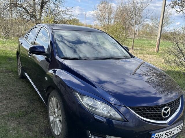 Синий Мазда 6, объемом двигателя 2 л и пробегом 247 тыс. км за 6800 $, фото 1 на Automoto.ua