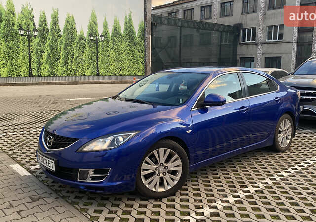 Синий Мазда 6, объемом двигателя 2 л и пробегом 202 тыс. км за 7300 $, фото 1 на Automoto.ua