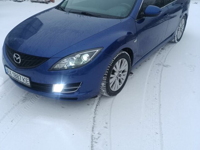 Синий Мазда 6, объемом двигателя 2 л и пробегом 226 тыс. км за 6300 $, фото 1 на Automoto.ua