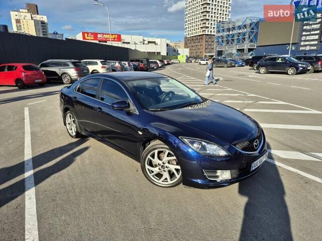 Синий Мазда 6, объемом двигателя 2 л и пробегом 211 тыс. км за 8600 $, фото 1 на Automoto.ua