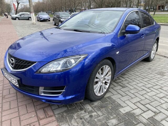 Синий Мазда 6, объемом двигателя 2 л и пробегом 168 тыс. км за 6500 $, фото 1 на Automoto.ua