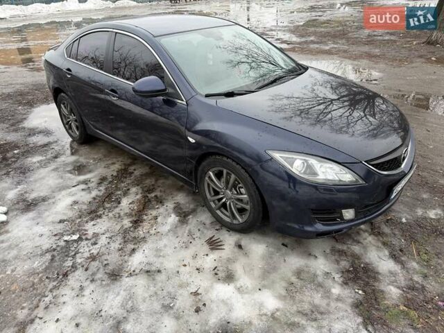 Синий Мазда 6, объемом двигателя 2 л и пробегом 226 тыс. км за 6100 $, фото 1 на Automoto.ua