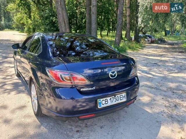 Синий Мазда 6, объемом двигателя 2 л и пробегом 299 тыс. км за 6700 $, фото 1 на Automoto.ua