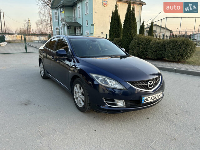 Синий Мазда 6, объемом двигателя 2 л и пробегом 245 тыс. км за 8500 $, фото 1 на Automoto.ua