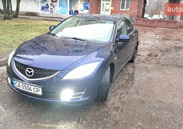Синий Мазда 6, объемом двигателя 2 л и пробегом 167 тыс. км за 8600 $, фото 1 на Automoto.ua