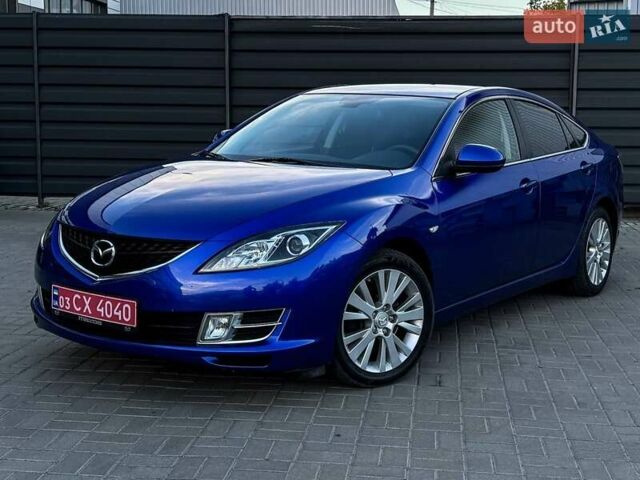 Синий Мазда 6, объемом двигателя 2 л и пробегом 174 тыс. км за 9900 $, фото 1 на Automoto.ua