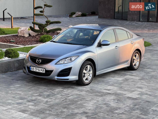 Синий Мазда 6, объемом двигателя 1.8 л и пробегом 247 тыс. км за 7000 $, фото 1 на Automoto.ua