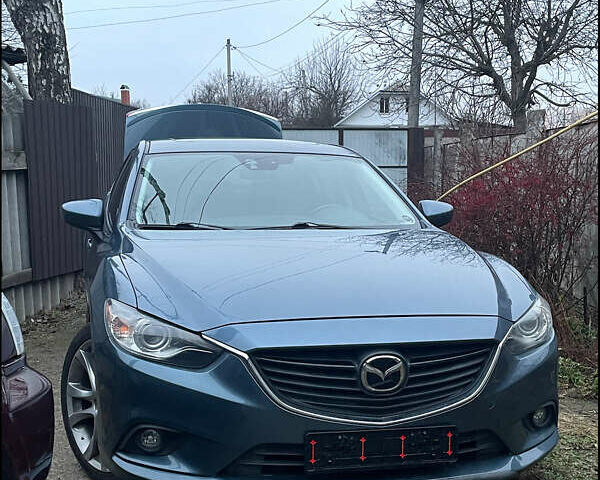 Синий Мазда 6, объемом двигателя 2.49 л и пробегом 176 тыс. км за 11100 $, фото 1 на Automoto.ua