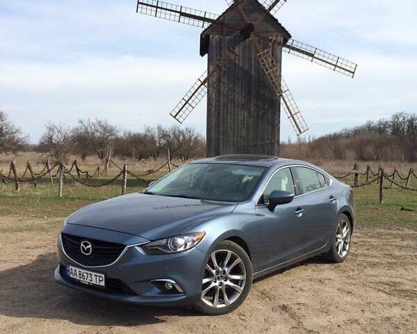 Синий Мазда 6, объемом двигателя 2.49 л и пробегом 230 тыс. км за 12200 $, фото 1 на Automoto.ua