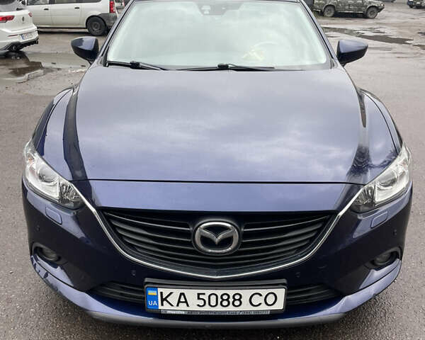 Синий Мазда 6, объемом двигателя 2 л и пробегом 220 тыс. км за 11100 $, фото 1 на Automoto.ua