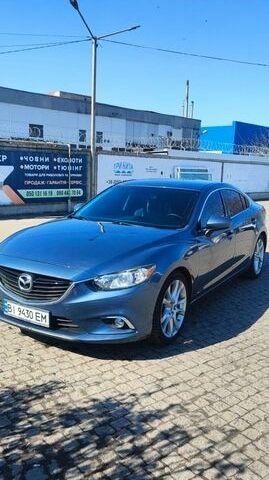Синий Мазда 6, объемом двигателя 2.49 л и пробегом 185 тыс. км за 9500 $, фото 1 на Automoto.ua
