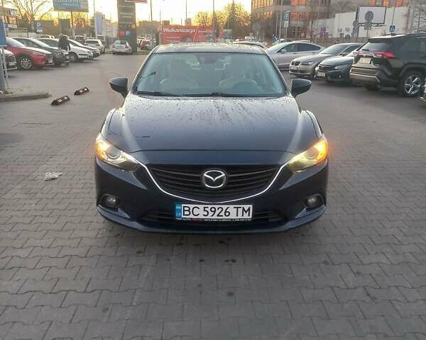 Синий Мазда 6, объемом двигателя 2.49 л и пробегом 182 тыс. км за 11000 $, фото 1 на Automoto.ua