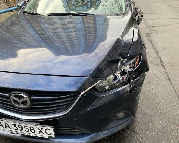 Синий Мазда 6, объемом двигателя 2.49 л и пробегом 203 тыс. км за 8000 $, фото 1 на Automoto.ua