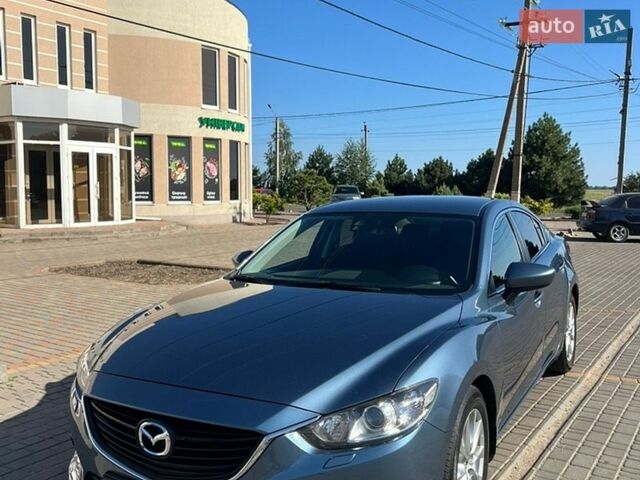 Синий Мазда 6, объемом двигателя 2 л и пробегом 190 тыс. км за 11000 $, фото 1 на Automoto.ua