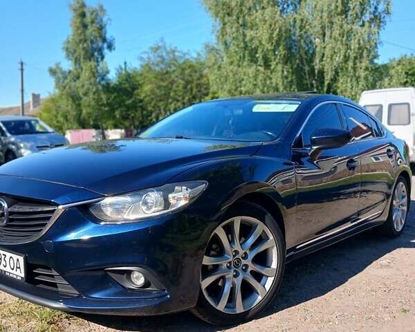 Синий Мазда 6, объемом двигателя 2.49 л и пробегом 120 тыс. км за 12300 $, фото 1 на Automoto.ua