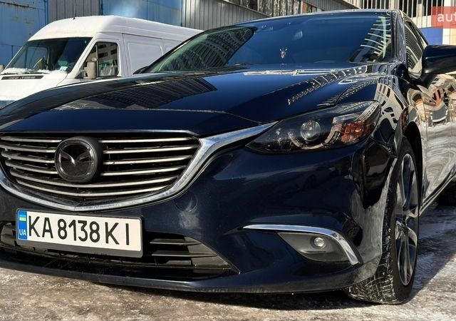 Синий Мазда 6, объемом двигателя 2.49 л и пробегом 201 тыс. км за 14500 $, фото 1 на Automoto.ua