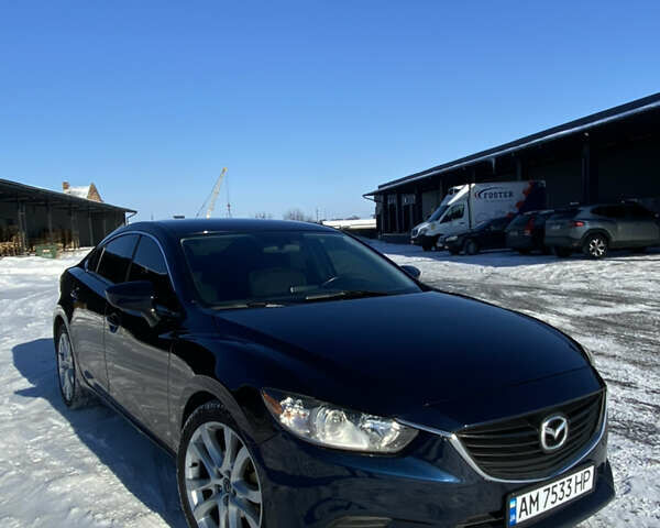 Синий Мазда 6, объемом двигателя 2.49 л и пробегом 210 тыс. км за 12300 $, фото 1 на Automoto.ua