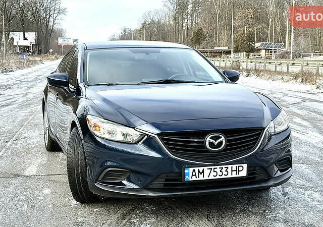 Синій Мазда 6, об'ємом двигуна 2.49 л та пробігом 210 тис. км за 12500 $, фото 1 на Automoto.ua