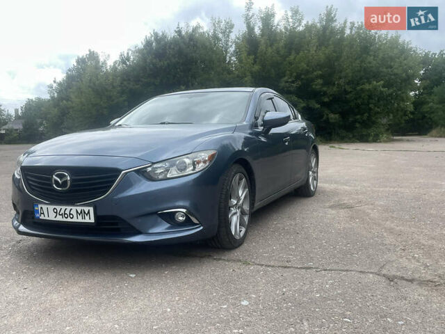 Синий Мазда 6, объемом двигателя 2.49 л и пробегом 100 тыс. км за 13200 $, фото 1 на Automoto.ua