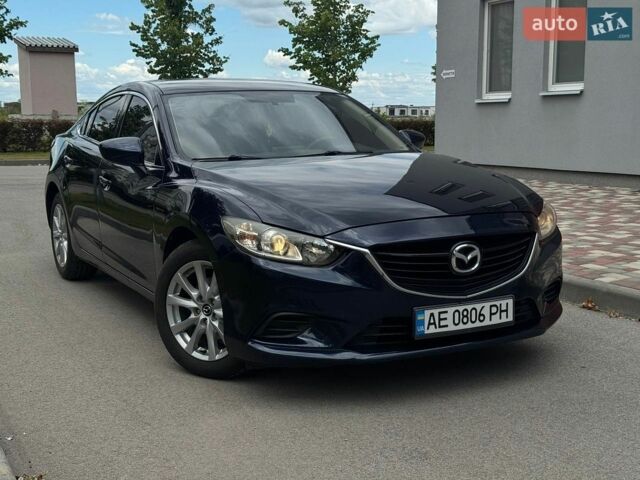 Синий Мазда 6, объемом двигателя 2.49 л и пробегом 185 тыс. км за 11500 $, фото 1 на Automoto.ua