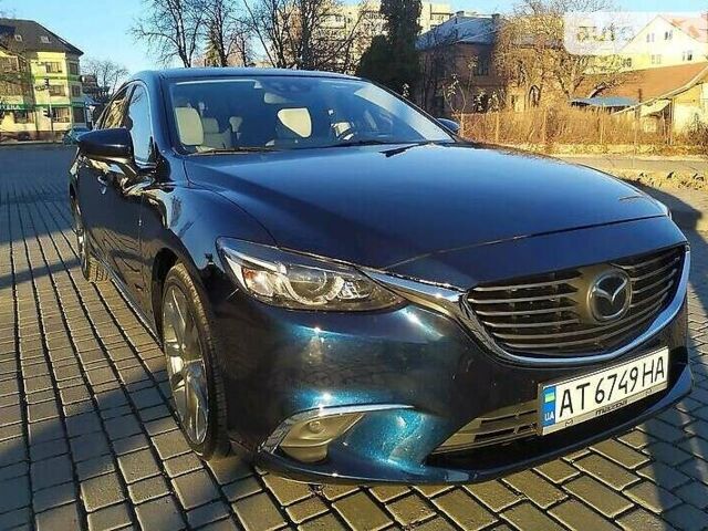 Синий Мазда 6, объемом двигателя 2.49 л и пробегом 190 тыс. км за 12800 $, фото 1 на Automoto.ua