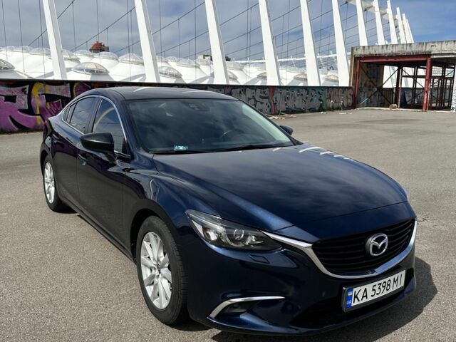 Синий Мазда 6, объемом двигателя 2.2 л и пробегом 192 тыс. км за 14500 $, фото 1 на Automoto.ua