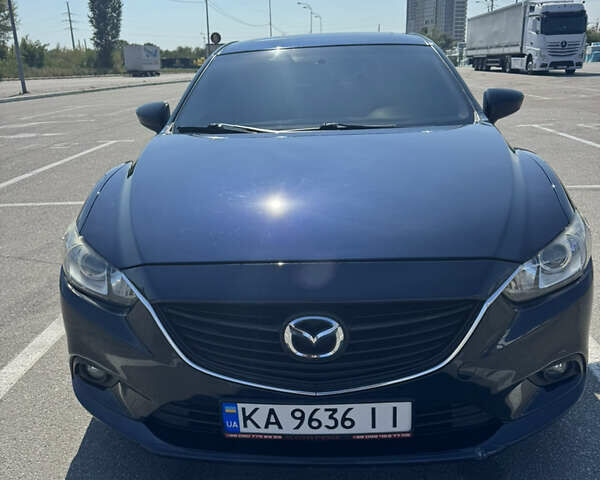 Синий Мазда 6, объемом двигателя 2.49 л и пробегом 186 тыс. км за 13500 $, фото 1 на Automoto.ua