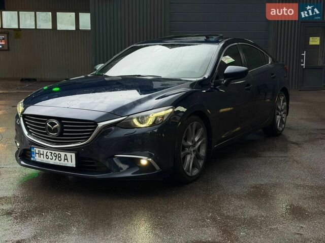 Синий Мазда 6, объемом двигателя 2.49 л и пробегом 81 тыс. км за 15500 $, фото 1 на Automoto.ua