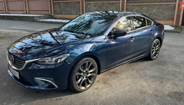 Синій Мазда 6, об'ємом двигуна 2.49 л та пробігом 185 тис. км за 13800 $, фото 1 на Automoto.ua