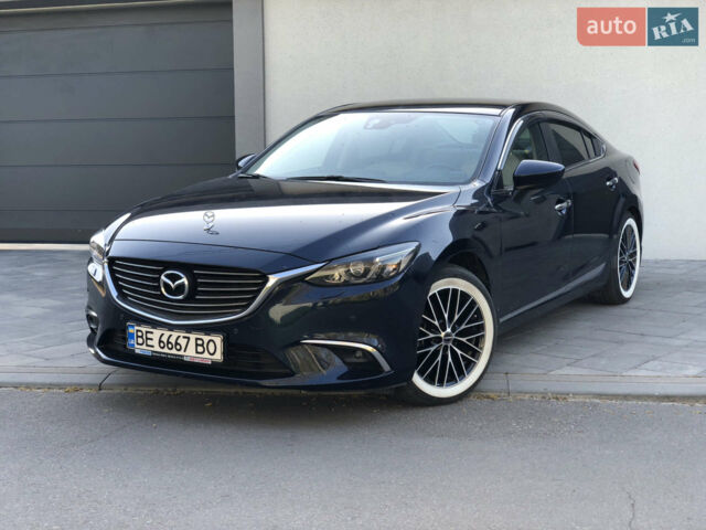Синий Мазда 6, объемом двигателя 2.19 л и пробегом 14 тыс. км за 18000 $, фото 1 на Automoto.ua