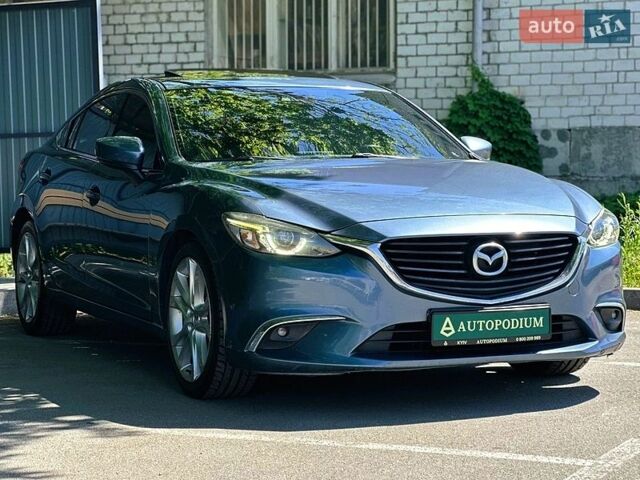 Синий Мазда 6, объемом двигателя 2.49 л и пробегом 191 тыс. км за 12999 $, фото 1 на Automoto.ua