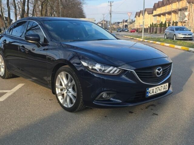 Синий Мазда 6, объемом двигателя 2.49 л и пробегом 161 тыс. км за 14300 $, фото 1 на Automoto.ua