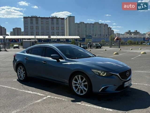 Синий Мазда 6, объемом двигателя 2.49 л и пробегом 191 тыс. км за 13000 $, фото 1 на Automoto.ua