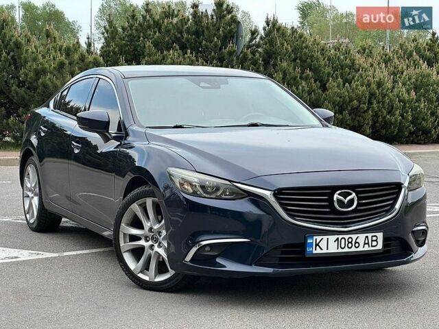 Синий Мазда 6, объемом двигателя 2.49 л и пробегом 178 тыс. км за 13000 $, фото 1 на Automoto.ua