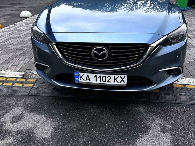 Синий Мазда 6, объемом двигателя 2.5 л и пробегом 177 тыс. км за 12400 $, фото 1 на Automoto.ua